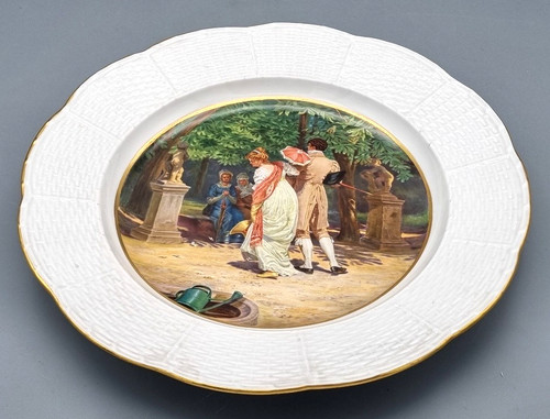 Meissen porzellan prunkteller - porzellan,
