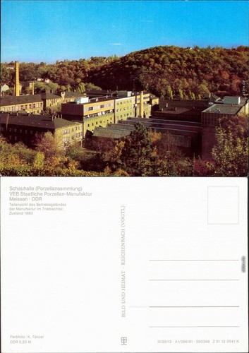 Ansichtskarte meißen - ansichtskarte,