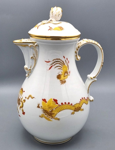 Meissen porzellan kaffee - porzellan, kanne
