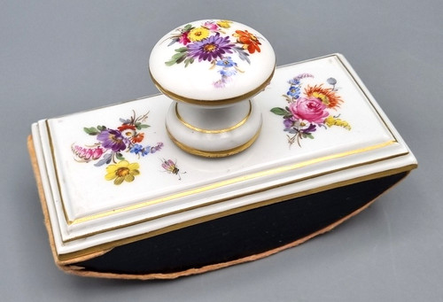 Meissen porzellan löschwiege - porzellan,
