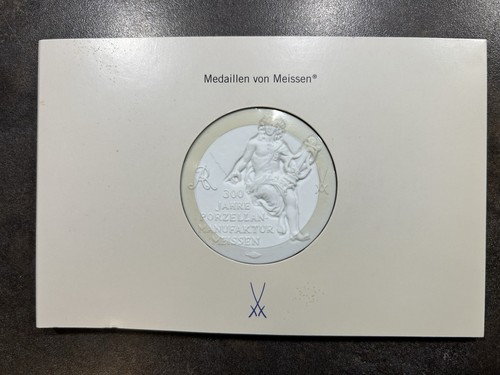 Porzellan medaille meissen - medaille,