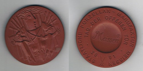 Medaille porzellan manufaktur - medaille, porzellan-manufaktur
