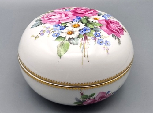 Meissen porzellan deckeldose - meissen, d