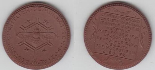 Deutschland porzellanmedaille - deutschland,