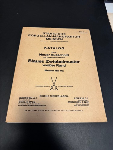 1932 staatli porz manufaktur - ,